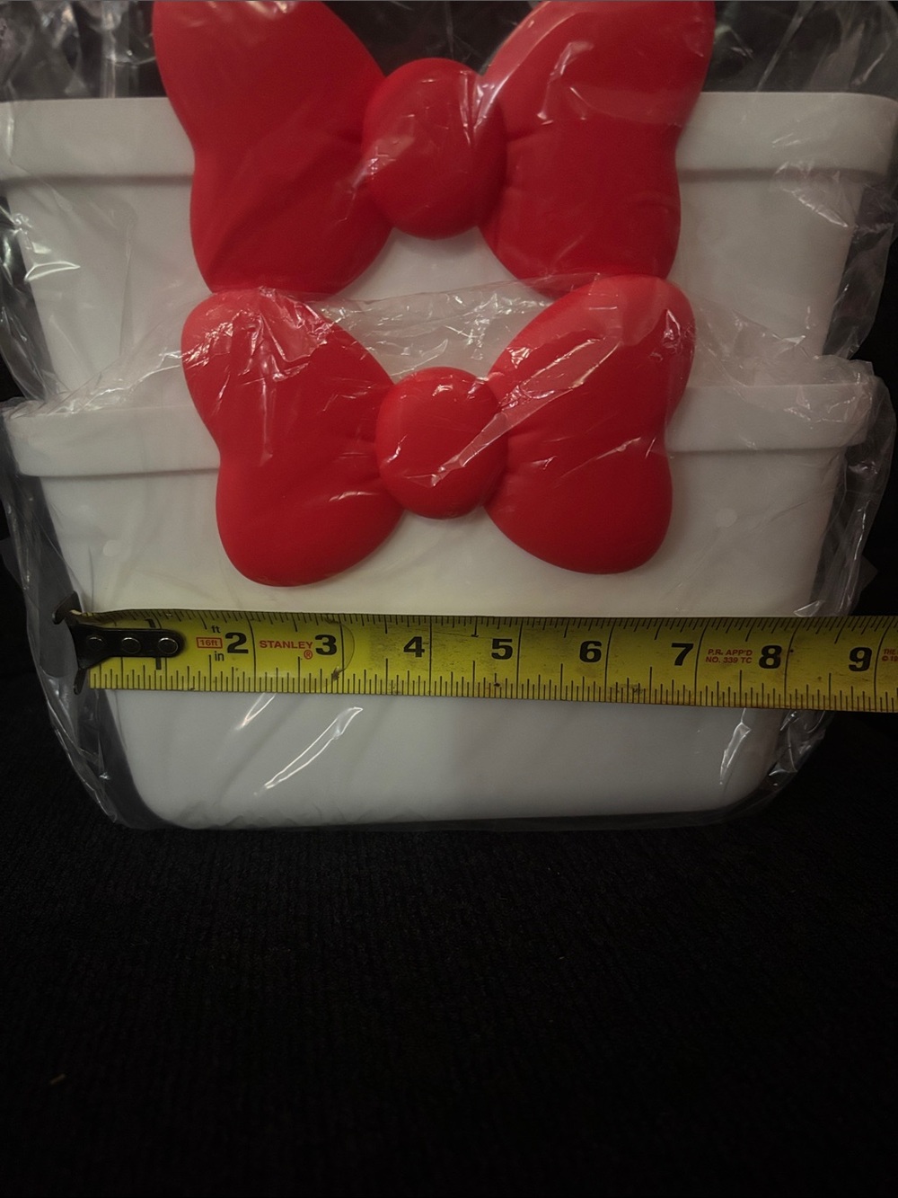 Red bow baskets - Picture 5 of 8